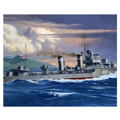 TAMIYA 1/700 HMS E Class Destroyer Waterline