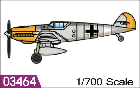 TRUMPETER 1/700 Bf109T Aircraft Set (12/Bx)