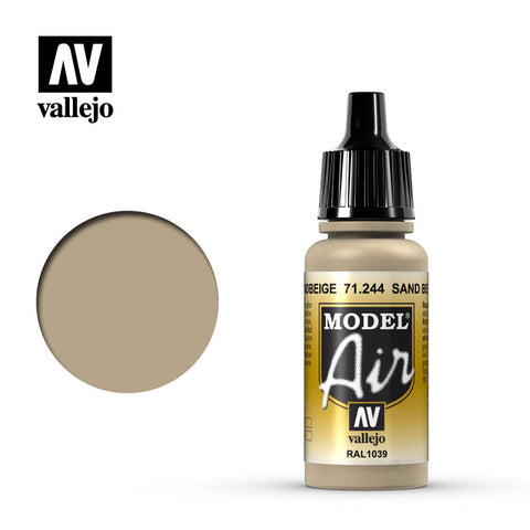 VALLEJO 17ml Bottle Sand Beige Model Air