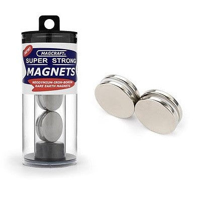 1"x1/8" Rare Earth Disc Magnets (4)
