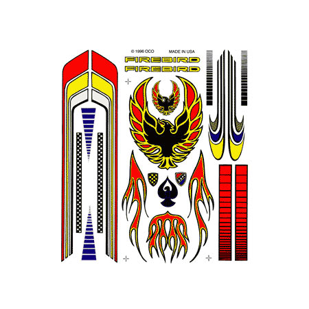 PINECAR Dry Transfer Decals, Custom Designs