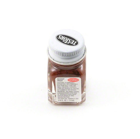 TESTORS 1/4oz. Bottle Finishing Enamel Gloss Brown