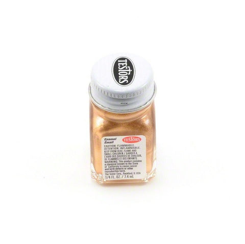 TESTORS 1/4oz. Bottle Finishing Enamel Metallic Gold