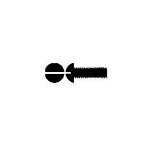 SCREW ROUND HEAD 00-90 3/16"