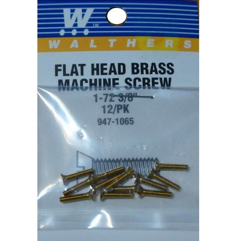 SCREW FLAT HEAD 1-72 3/8"