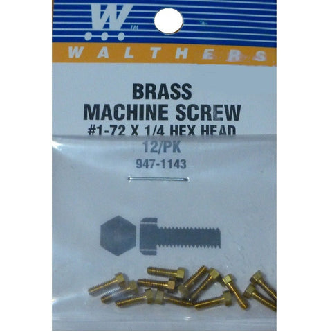 SCREW HEX HEAD 1-72 1/4"